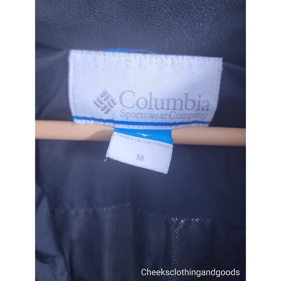 Columbia Omni-teck Blk/Gray Hooded Coat Men's size MEDIUM* - Picture 5 of 8